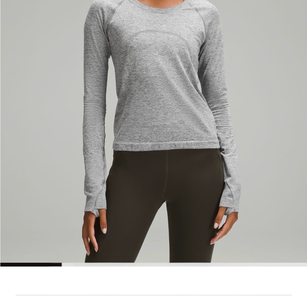 Lululemon Swiftly Tech Long-Sleeve Shirt waist length